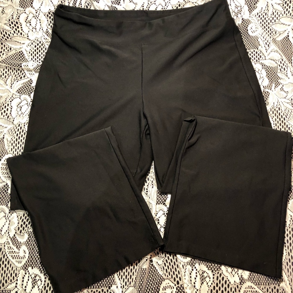 LLBean Black Performance Workout Pants Size Large